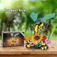 thumbnail image 7 of PISONIC Flowers & Bee Insect Collection Building Set, Insects and Sunflower Bouquet Plants for Nature Decor, Ideas Gift Bug Building Toy for Adults Boys Girls (750 PCS), 7 of 7