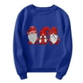 thumbnail image 5 of Pull de Noël pour Femmes Veste Mi-Longue à Capuche Douce Col Rond Cardigan d'Hiver Imprimé Graphique Mode Sweat à Manches Longues Fermeture Blouse, 5 of 5