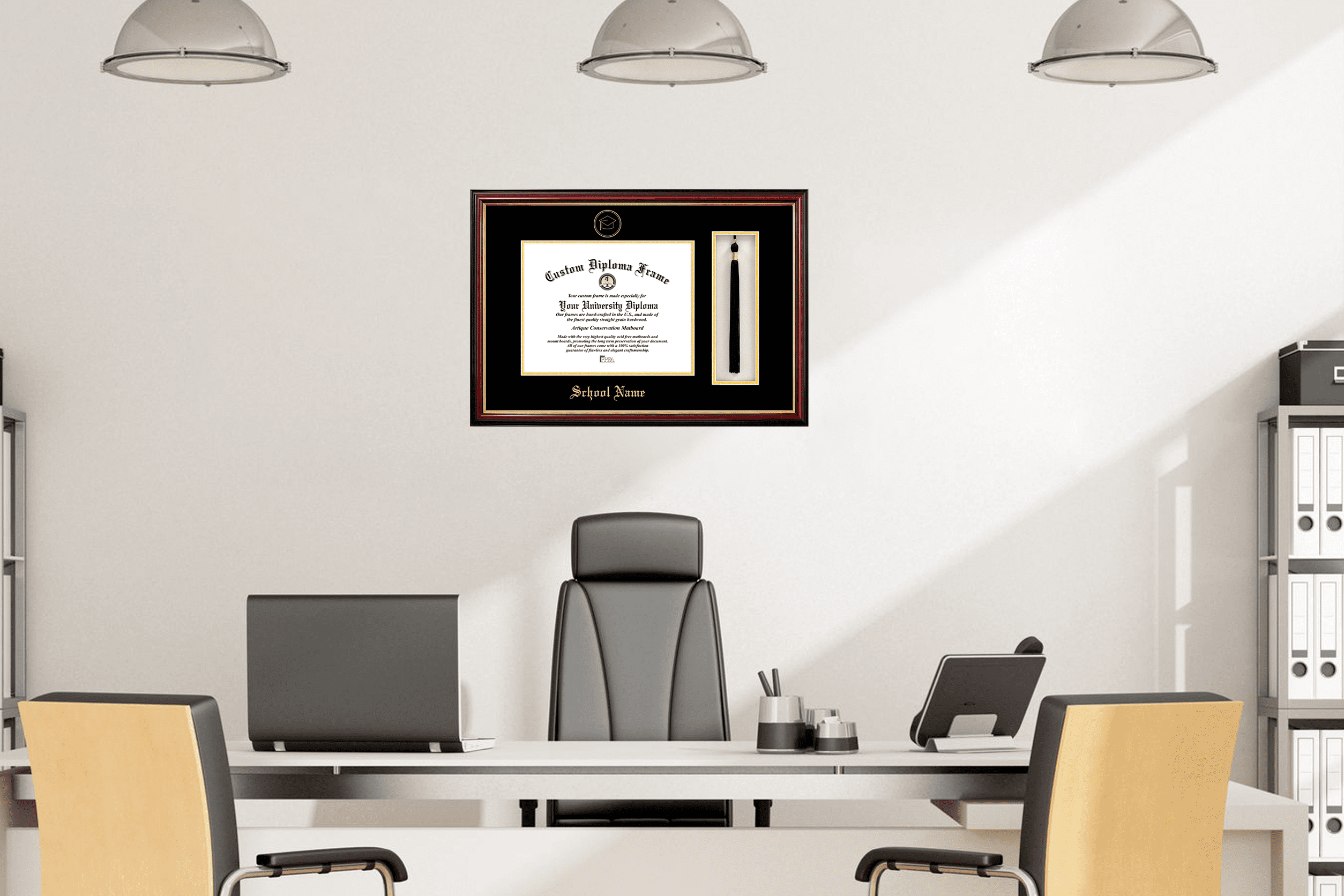 Campus Image MI999PMHGT Central Michigan University Tassel Box and Diploma Frame