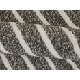 thumbnail image 4 of Mineral Spring Spa Luxe Stripe Polyester Tufted Bath Rug, Graphite Gray, 20" x 32", 4 of 6