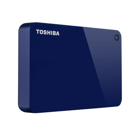 Toshiba Canvio Advance Portable External Hard Drive 4TB Blue - HDTC940XL3CA