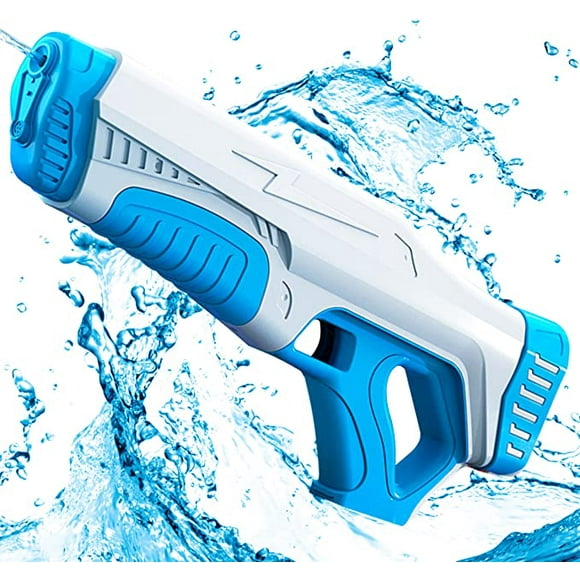 High capacity, high pressure electric water gun for adults and children.
