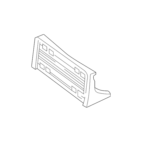 Genuine OE GM License Bracket 15990676