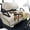Ink Horse Cherry Blossom, variant on Whosucclay Cow Marble Club Car Seat Covers 4 Convenient Pockets Folding Golf Cart Seat Covers, Seat Towel Cover for Club Cars EZGO 2-Seater Golf Cart