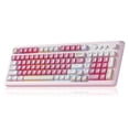 thumbnail image 1 of Teclado para juegos AULA de 99 teclas inalámbrico Bluetooth RGB retroiluminado, 1 of 5