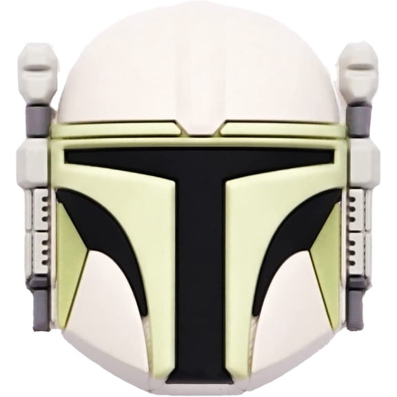 3D Foam Magnet - The Mandalorian Head (Style C) White
