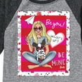 thumbnail image 3 of Barbie - Hello Lovely Barbie - Toddler And Youth Raglan Graphic T-Shirt, 3 of 5