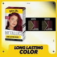 thumbnail image 4 of got2b Metallics Permanent Hair Dye, M68 Dark Ruby, Hair Color for Women & Men, 1 Kit, 4 of 13