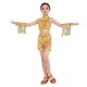 thumbnail image 2 of Cowsor Girls Sequin Dance Dress Costume Fringe Latin Dresses Spaghetti Strap Tassel Outfit, 2 of 5