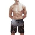 thumbnail image 6 of Vampire Diaries Men's Swim Trunks Board Shorts Drawstring Elastic Waist Quick Dry Swimsuits Beach Shorts with Pockets M, 6 of 8