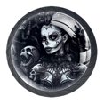 4 Packs Pulls Handles, Dark Punk Dresser Drawers Knobs,