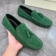 thumbnail image 5 of Men Boat Leather Dress Shoes Driving Loafers Classic Slip on Walking Casual, 5 of 17