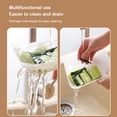 thumbnail image 5 of Plastic Cutting Board 7" x 7" Black Cutting Board Set Small Cutting Board Dishwasher Safe Small Plastic Cutting Board for Kitchen Food Fruits Prep Vegetables, 5 of 9