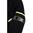 thumbnail image 5 of X RAY JEANS Mens XRAY Sport Pullover Hoodie, Black/Neon Green, M, 5 of 5