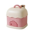 thumbnail image 2 of Hucha de juguete creativa, olla de ahorro para niños, casa de almacenamiento grande con 2 ranuras de ahorro, caja de dinero para niños y niñas, decora Rosa, 2 of 8