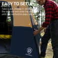 thumbnail image 6 of Blackout Camping Tent for 6 Person, Instant Cabin Tents with Rainfly, Quick Setup Design, Water-Resistant, Orange, 6 of 7