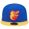 thumbnail image 2 of Men's New Era  Royal/Yellow Baltimore Orioles Empire 59FIFTY Fitted Hat, 2 of 5