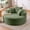 Green, variant on Oversized Round Chair Lounge Chaise Indoor, Upholstered Corduroy Deep Seat Cloud Large Circle Sofa Chair, No Assembly Required, Fluffy Modern Sleeper Sofa Bed for Reading, Living Room, Bedroom