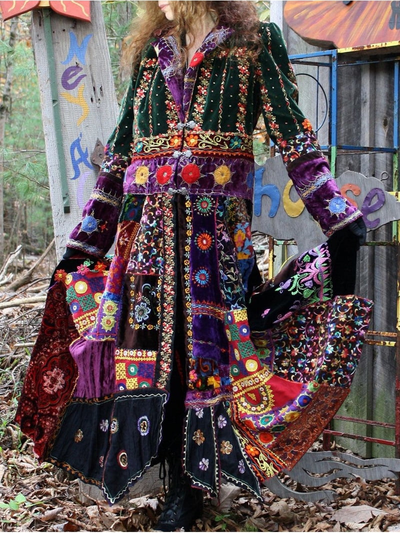 bohemian velvet dress Baltic Born Womens Veronica Velvet Maxi Dress | Espresso