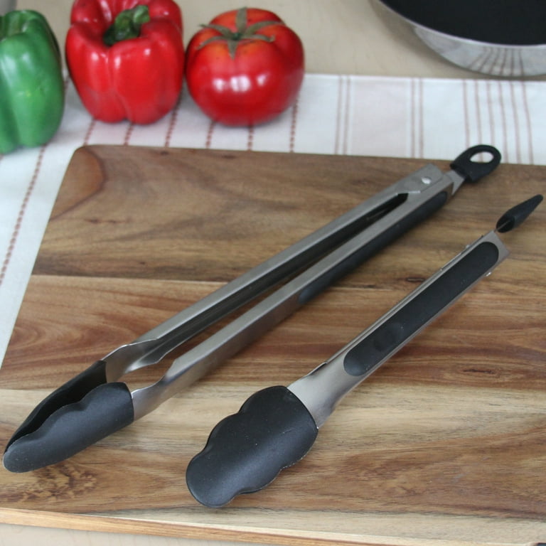 Oneida® 2-Piece Set Stainless Steel Locking Tongs - Serving