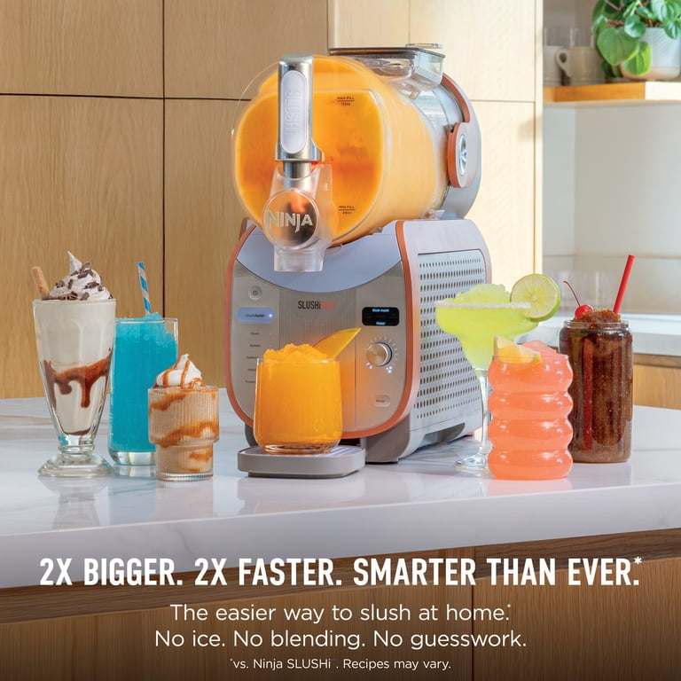 Ninja SLUSHi Max 150-Oz Frozen Drink Machine with SlushAssist Technology, 6 Presets, Dishwasher Safe, Party-Sized, Slushy Maker, FS605 Peach