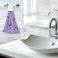 thumbnail image 6 of Haosy 2 Pack Kitchen Wash Cloths with Hanging Loops Absorbent Absorbent Quick Drying Hand Towels, Adorable Demon with Star, 6 of 7