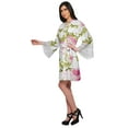 thumbnail image 2 of Moomaya Printed Bridesmaid Robes Short Bride Getting Ready Dress Loungewear, 2 of 6