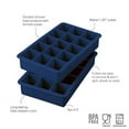 thumbnail image 2 of Tovolo Perfect Cube Ice Trays S/2 Deep Indigo, 2 of 3