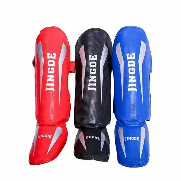 1 Pair Thick Shin Guards, Fight Boxing Foot Back Protectors For Kickboxing, Muay Thai Martial Arts