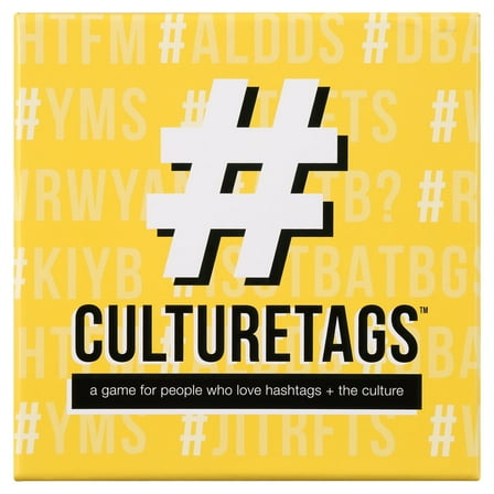 CultureTags Card Game – Fun Party Game of Hashtags & Culture, for Family & Friends, Ages 13 