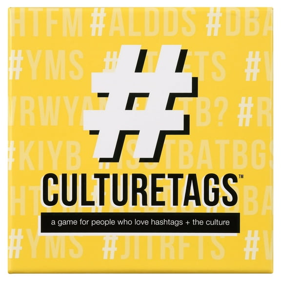 CultureTags Card Game – Fun Party Game of Hashtags & Culture, for Family & Friends, Ages 13 