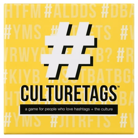 CultureTags Card Game – Fun Party Game of Hashtags & Culture, for Family & Friends, Ages 13+