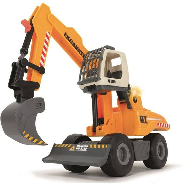 Dickie Toys Light and Sound Construction Digger Vehicle
