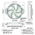 thumbnail image 6 of FancyKitty Silicone Slow Feeder Cat Bowl (Whisker-Friendly Design) – 16 Suction Cups Non-Slip Anti-Flip Puzzle Bowl for Cats & Kittens – Food Grade (Marble Green), 6 of 21