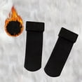 thumbnail image 4 of Calcetines de cama térmica para mujer Ropa de salón de invierno cálida Negro Sunnimix Calcetines de invierno para mujer, 4 of 7