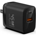 thumbnail image 1 of Cargador Vebner Fast de 45 W con alimentación dual USB-C USB-A GaN, 1 of 6