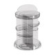 thumbnail image 1 of Estante de almacenamiento de cosméticos, organizador de baño de escritorio, estante de almacenamiento de perfumes giratorio de 360 grados, 1 of 6