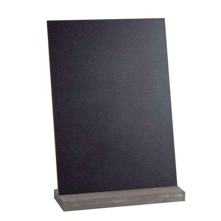 22 X 15CM Message Board Display Sign Wooden Base Double-sided Price Tag