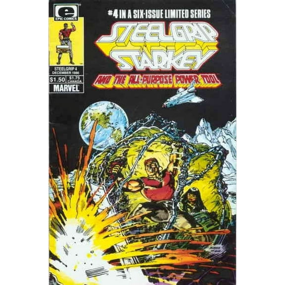 Steelgrip Starkey #4 VF ; Epic Comic Book