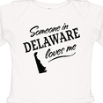 thumbnail image 4 of Inktastic Someone in Delaware Loves Me Boys or Girls Long Sleeve Baby Bodysuit, 4 of 5