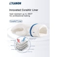thumbnail image 2 of Guantes de horno LANON de silicona líquida resistentes al calor, blancos, M, 2 of 8