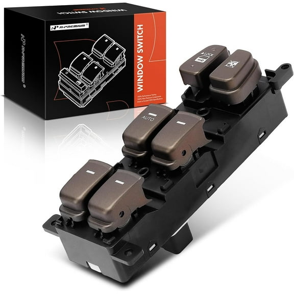 A-Premium Power Master Window Switch Compatible with Hyundai Sonata, 2008 2009 2010, Front Left Driver Side, Replace 1S15803, 935703K600