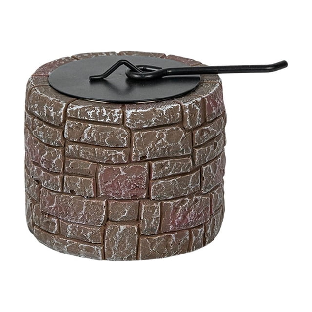HWRETIE Desktop Mini Fireplace Stove Decorative Small Portable Home Tabletop Fireplace Ornament Indoor Outdoor Home Decor Display Prop