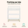 thumbnail image 3 of Dream On Me Hygge Changing Table, Greenguard Gold & JPMA Certified, Vintage White Oak, 3 of 6