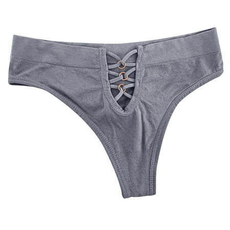 

huanledash Women Underpants Solid Color Hollow Out Mid Waist Straps Fishnet Sports Sweat Absorbing High Elasticity Women Panties Daily Panties