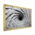 thumbnail image 2 of Designart "Fractal Spirals in Grey III" Abstract Framed Wall Art Decor - Modern Grey Abstract Spirals Entryway Framed Wall Art Print, 2 of 6
