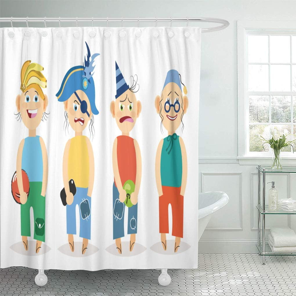 nEw CHILDRENS BATHTUB SHOWER CURTAIN Character Toddler Bathroom Accessory