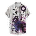 thumbnail image 4 of Camisetas con gráficos de guitarra musical para hombres, ropa con estampado 3D, camisetas de rock hip hop, camisetas de manga corta para playa Ahloa, blusas con solapa para hombres, 4 of 5