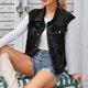 thumbnail image 4 of Chaqueta vaquera sin mangas y chaquetas de moda para mujer, primavera y verano, sin mangas, sin sombrero, chaqueta vaquera, abrigo para mujer, 4 of 7