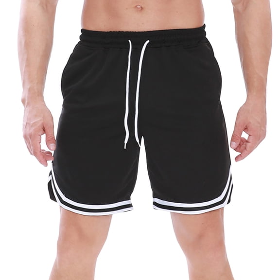 Vedolay Men Short Cotton Clothing for Men Shorts for Men Comfortable Quality Soft Cotton Pocket,Black M